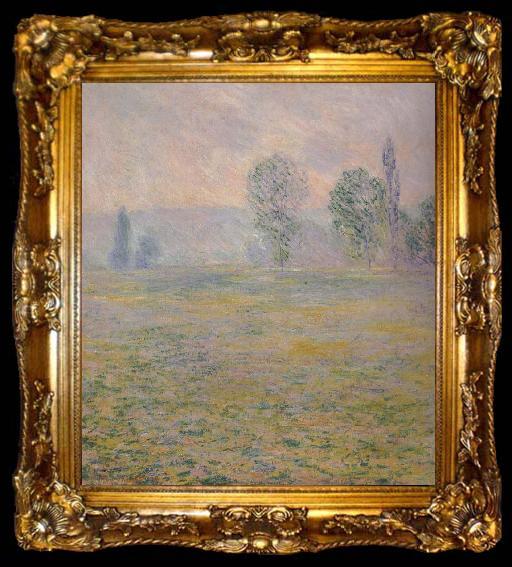 framed  Claude Monet Meadow at Giverny, ta009-2